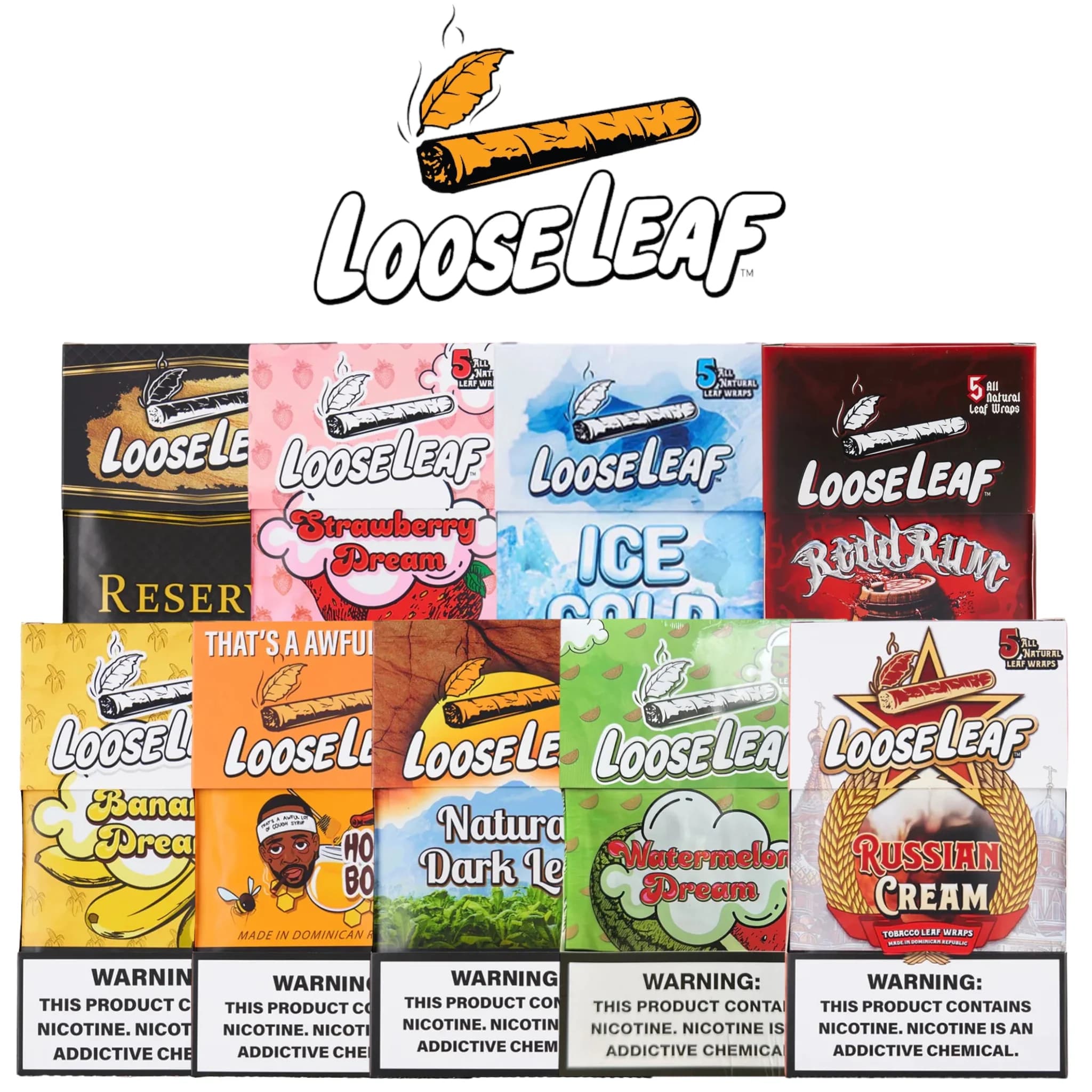LooseLeaf Wraps (5 pk)